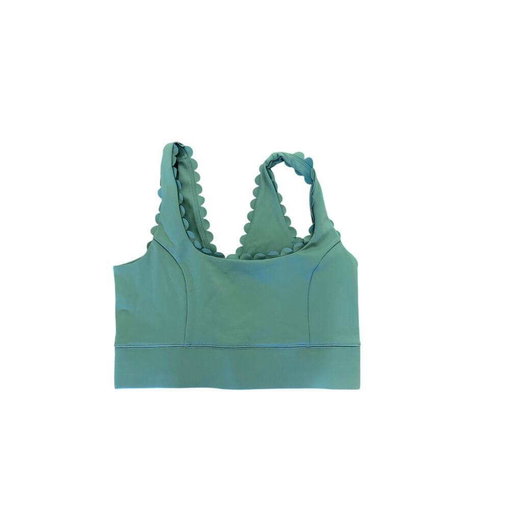 Nwt Ivl Deep Sage Scallop Bra Sz 8